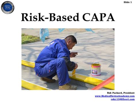 How To Create A Risk Based Capa Process Ppt