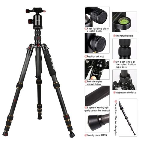 Zomei Z699c Camera Stand Monopod For Digital Dslr Camera Top Quality