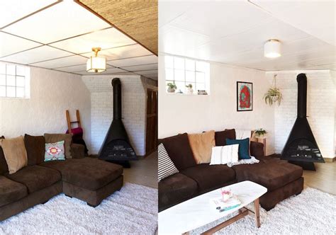 I have been told it could cost more money than i have to replace it. DIY Drop Ceiling Replacement | Dropped ceiling, Living ...