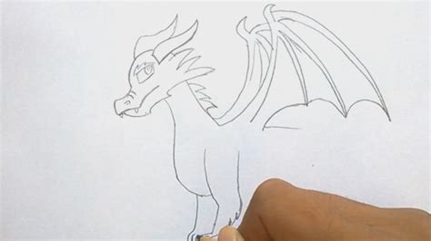 This is the bottom jaw. How to Draw a Dragon Step by step and easy - YouTube