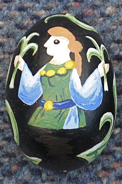 Eostre Egg With Freya And Leeks An Eostre Egg Decorated Be Flickr