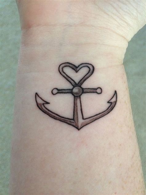 Faith Hope And Love Anchor Wrist Tattoo Tattoos