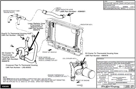 2003 Ford Taurus Radiator Diagram