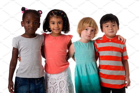 Group Of Multiracial Kids Portrait High Quality People Images