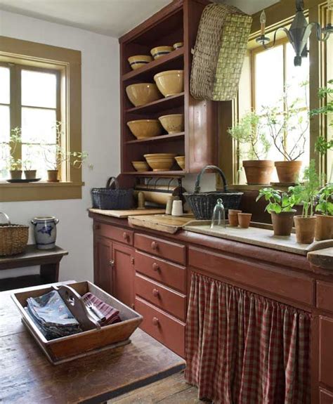 Primitive Kitchen Decor Ideas 36 Stylish Primitive Home Decorating