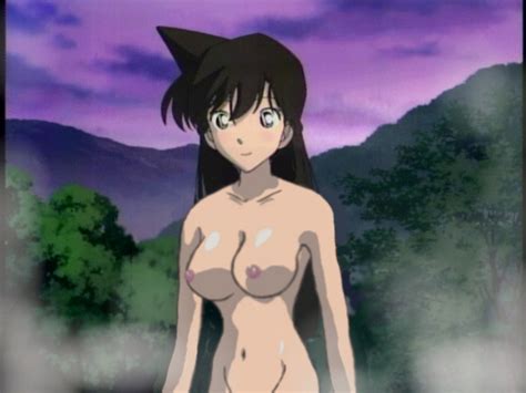 Breasts Meitantei Conan Mouri Ran Nipples Nude Nude Filter
