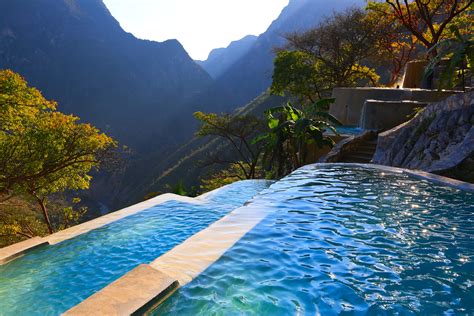 I could sit all day in the river relaxing. Relaxing in a Hot Spring Tolantongo Mexico Infinity Pool ...