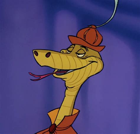Sir Hiss Is A Snake And A Major Antagonist In Disneys 1973 Animated