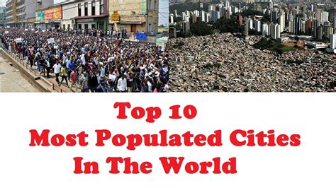 Top 10 Most Populated Cities In The World Youtube