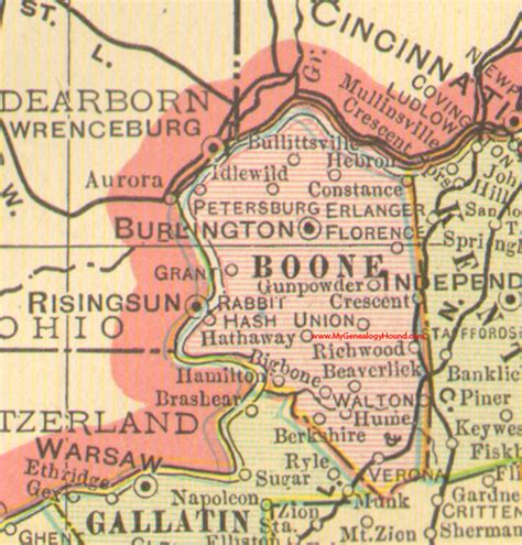 Boone County Ky Map Africa Map