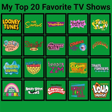 My Top 20 Favorite Tv Shows By Peytonauz1999 On Deviantart