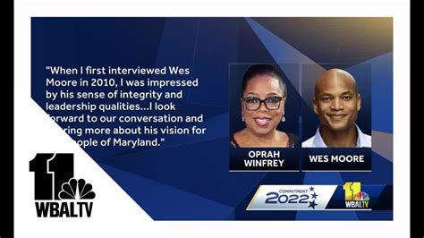 Oprah Hosts Virtual Event For Gubernatorial Candidate Wes Moore Youtube