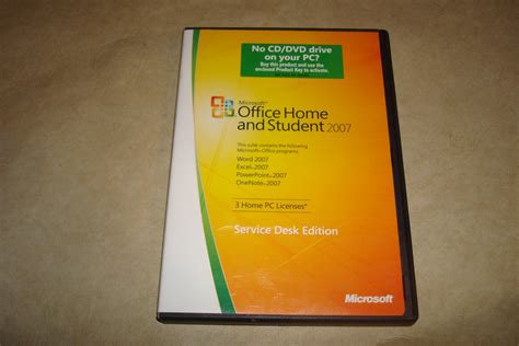 Microsoft Office Home And Student 2007 Service Desk Edition With