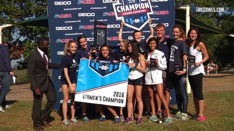 Womens Cross Country Wins C Usa Title Youtube