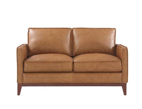 Leather Italia Georgetowne Newport Sofa In Camel 1669 6394 03177137