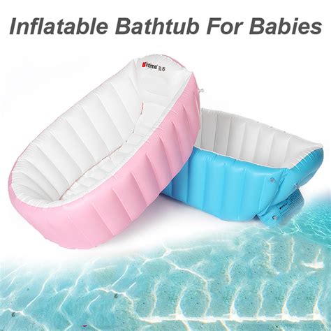 Scegli la consegna gratis per riparmiare di più. Portable Baby Kids Toddler Inflatable Bathtub Newborn Bath ...