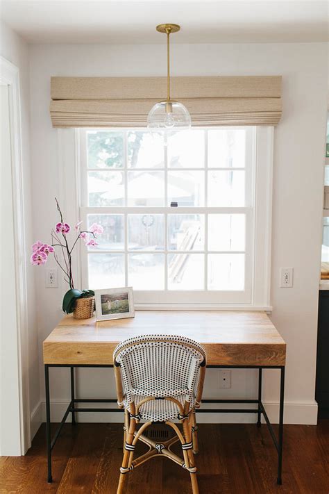 A desk that's no wallflower. Before and After Two-toned Kitchen Reno - Home Bunch ...