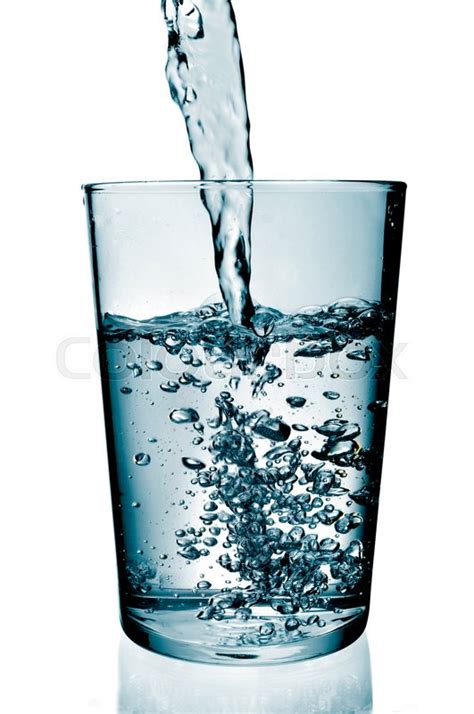 A Refreshing Glass Of Water Which Is Stock Image Colourbox