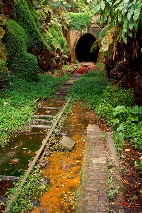 Abandoned Railway Station And Tunnel New South Wales