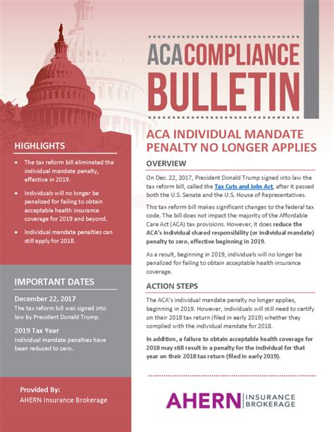 Check spelling or type a new query. ACA Compliance Bulletin: ACA Individual Mandate Penalty No ...