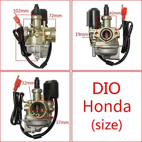 19mm Carburetor For Honda DIO50 2 Stroke Dio50 AF18 AF27 AF28 TACT SA50