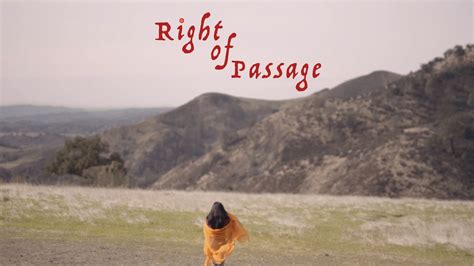 Right Of Passage