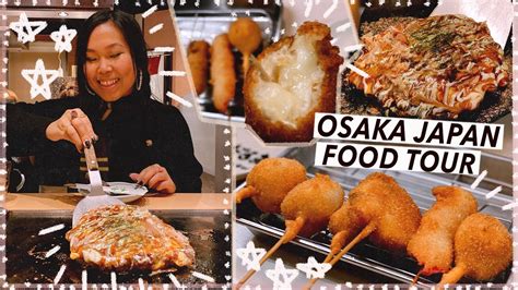Osaka Japan Street Food Tour Dotonbori And Shinsekai Travel Vlog