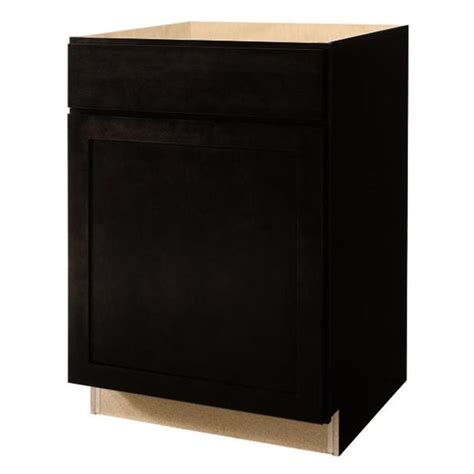 See more ideas about lowes kitchen cabinets, kitchen cabinets, discount kitchen cabinets. Diamond NOW Brookton 24-in W x 35-in H x 23.75-in D Espresso Door And Drawer Base Cabinet at ...