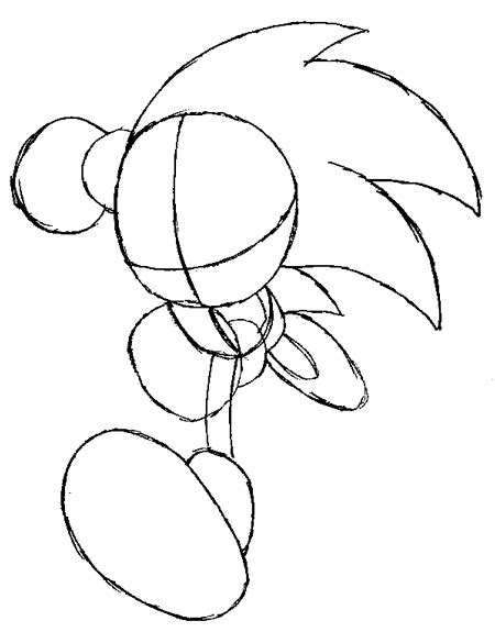 How To Draw Sonic The Hedgehog Running Drawing Lesson How To Draw