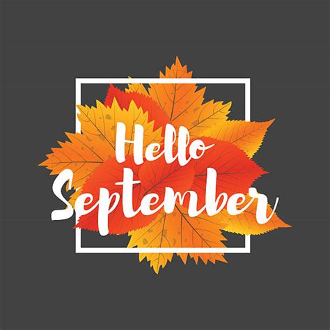 September Calendar Headings Clip Art