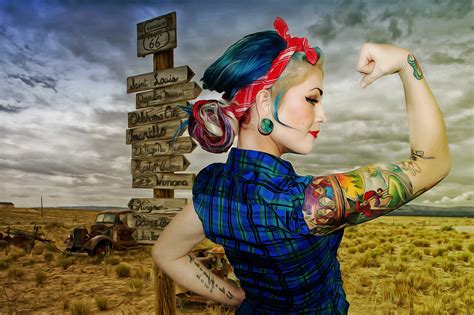 Tattoo Pin Up Girl Wallpaper