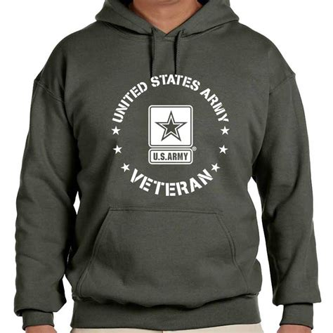 Us Army Veteran Hooded Logo Sweatshirt Apparel