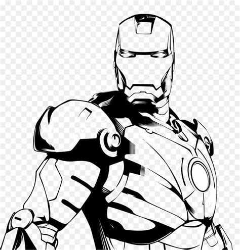 Iron Man Drawing Black And White Drawing Iron Man