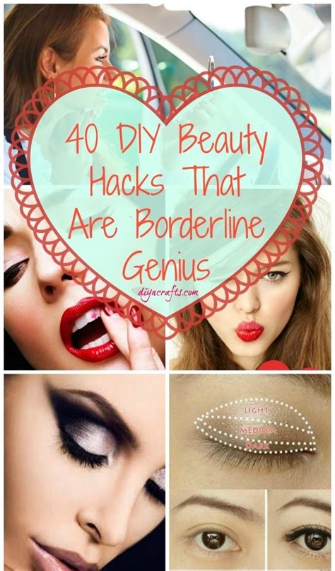 DIY Beauty Hacks That Are Borderline Genius DIY Crafts