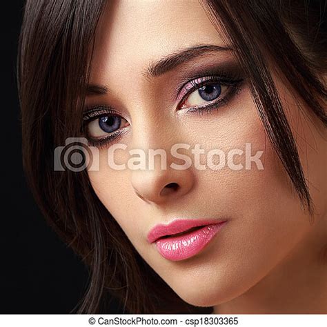 Sexy Perfect Makeup Woman Closeup Sexy Perfect Makeup Woman Closeup Canstock