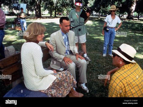 Robert Zemeckis Dir On Set Forrest Gump 1994 Robin Wright Tom