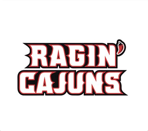 Louisiana Ragin Cajuns Logo Svgprinted