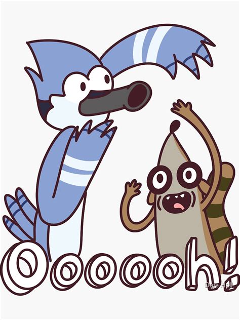 Regular Show Sticker For Sale By Vinylpatch Redbubble