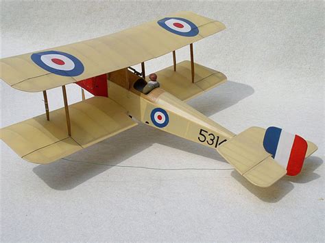 Bristol Scout N001 Sport 19 Scale Ww1 British Fighter Model Airplane Kit