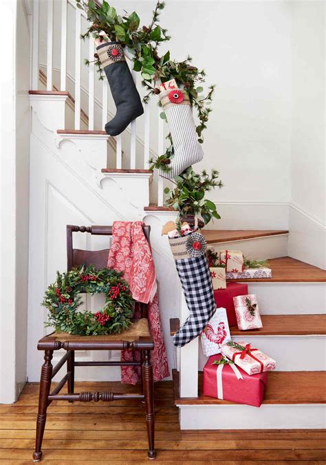 Decorate Your Staircase For Christmas Better Homes And Gardens