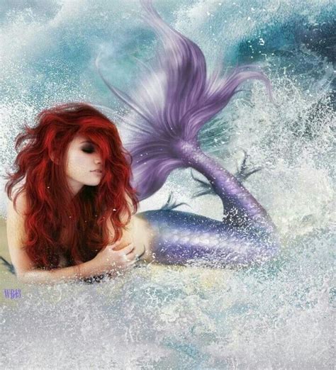 Cool Mermaid Colors Fantasy Mermaids Mermaid Art Beautiful Mermaids