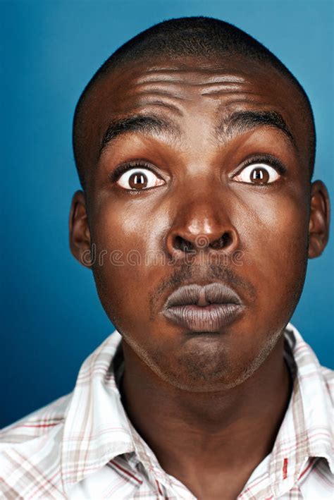 Silly African Man Stock Photo Image Of Expression Adult 33714442