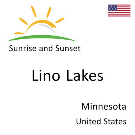 Sunrise And Sunset Times In Lino Lakes Minnesota United States