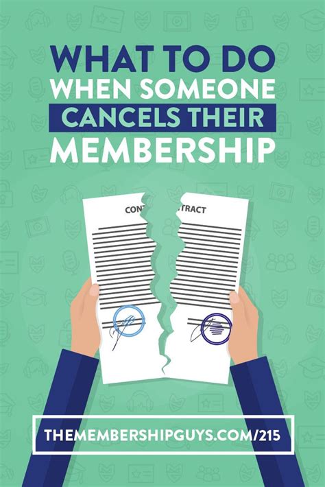 What To Do And What To Avoid When Someone Cancels Their Membership When Someone Business