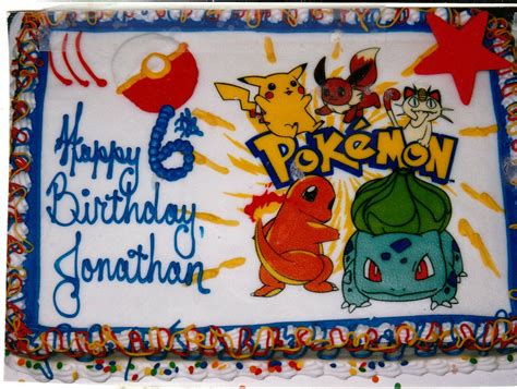 Pokemon Cake Pokemon Birthday Cake Pokemon Birthday Pokemon