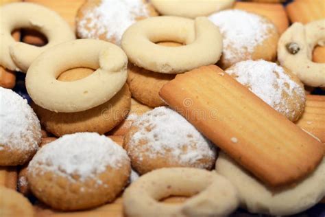 Traditional Arabic Cookies For Celebration Of Islamic Holidays Of El