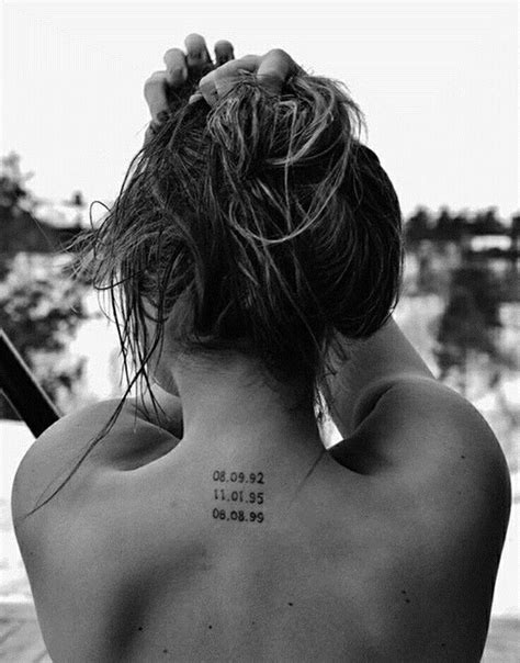Top 103 Date Tattoos On Back