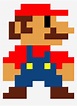 Pixel Mario Png - Mario Bros 8 Bits, Transparent Png - kindpng