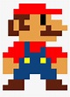 Pixel Mario Png - Mario Bros 8 Bits, Transparent Png - kindpng