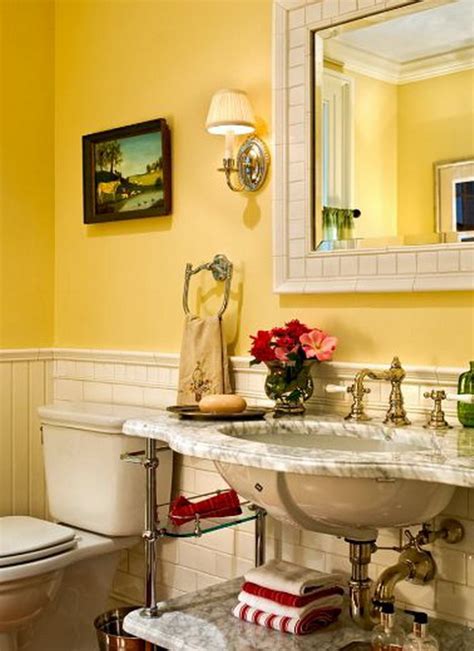 Yellow Bathroom Design Ideas